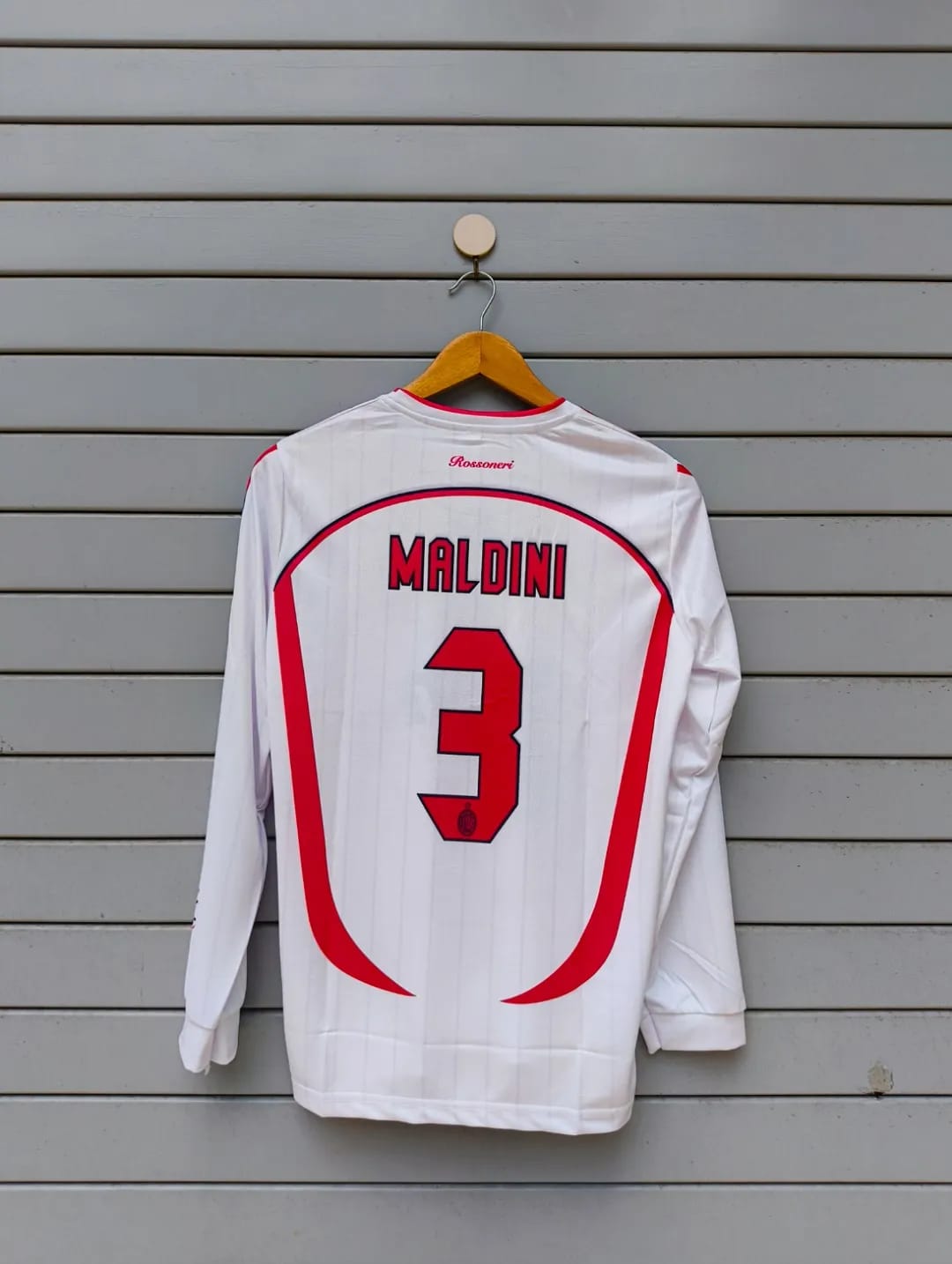 AC Milan White Champions Edition Long Sleeve Jersey