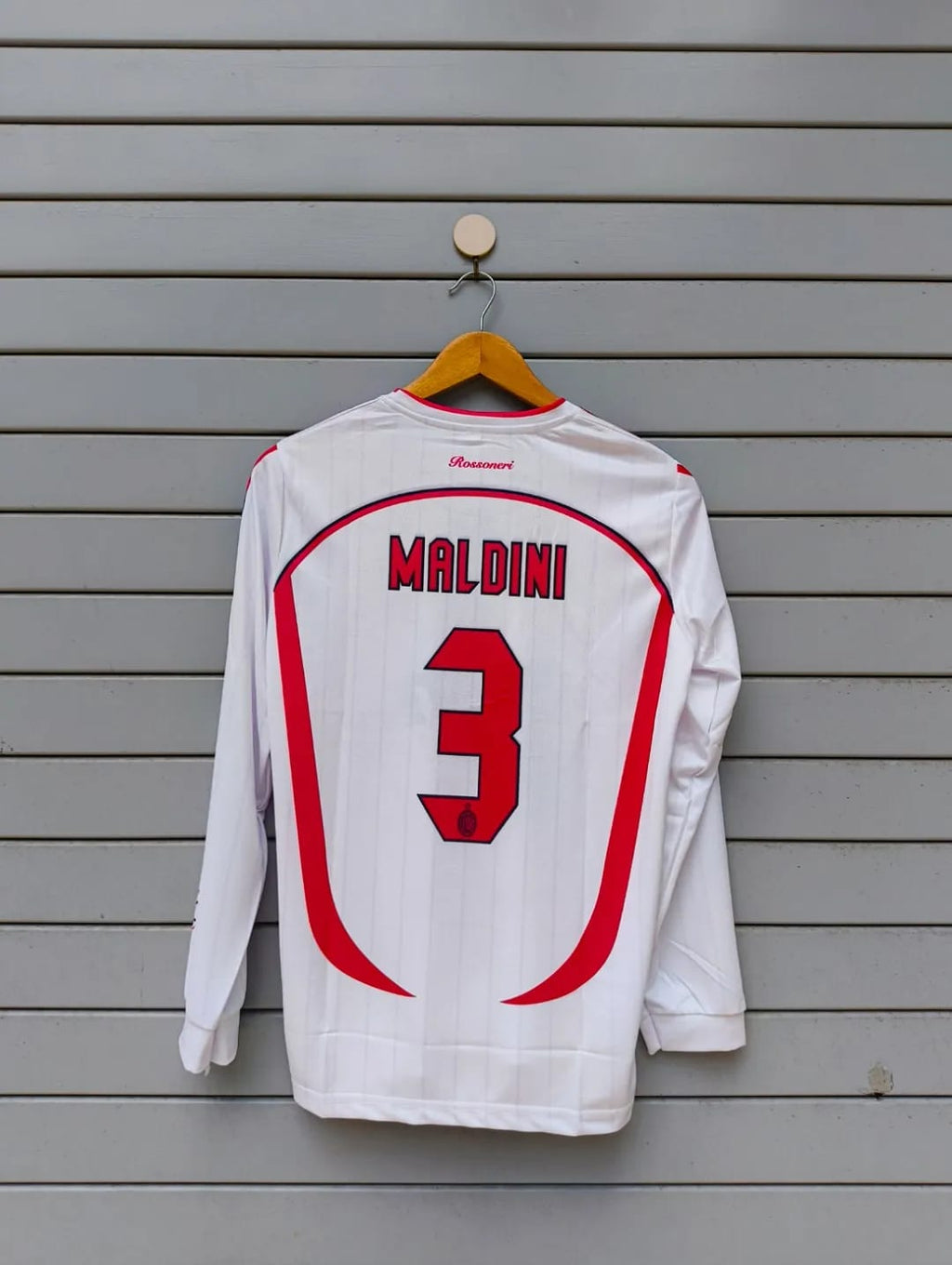 AC Milan White Champions Edition Long Sleeve Jersey